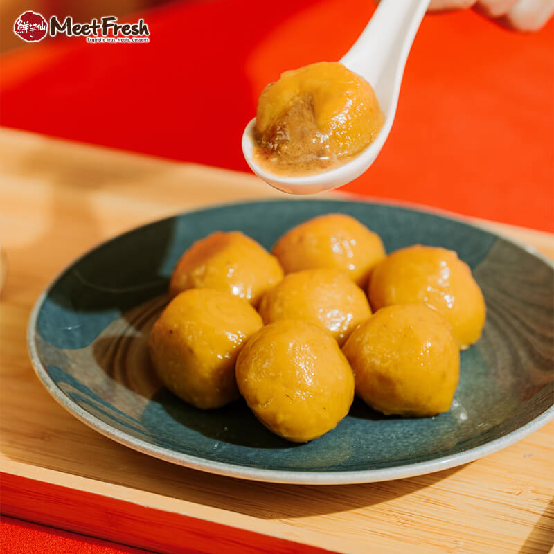 Meet Fresh Sweet Potato Rice Balls 10pcs – Peanut Filling (200g)